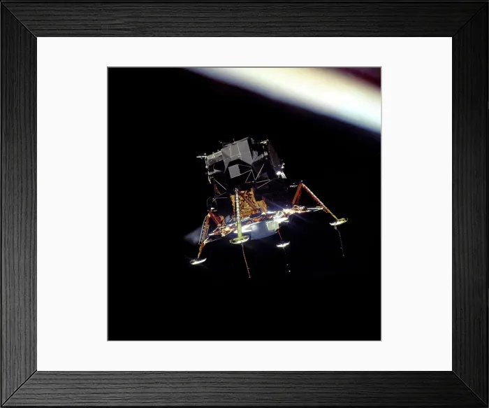 Framed Print : Eagle In Lunar Orbit, 1969. Creator: Michael Collins Framed Print : Eagle In Lunar Orbit, 1969. Creator: Michael Collins