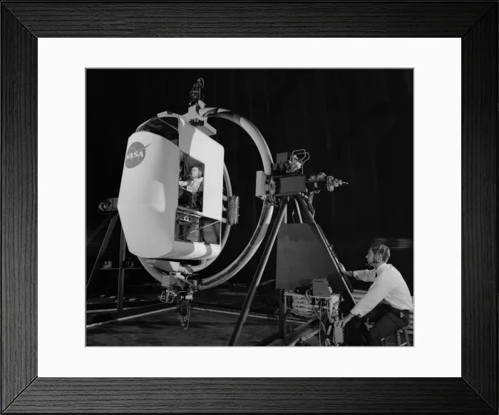 Framed Print : Lunar Rendezvous Simulator, 1962. Creator: NASA Framed Print : Lunar Rendezvous Simulator, 1962. Creator: NASA
