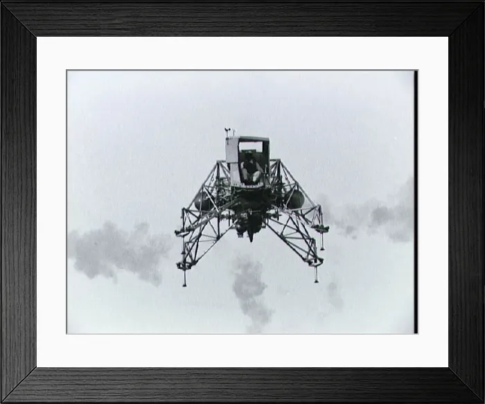 : Lunar landing training vehicle piloted by Neil Armstrong, Texas, USA, June 16, 1969 : Lunar landing training vehicle piloted by Neil Armstrong, Texas, USA, June 16, 1969