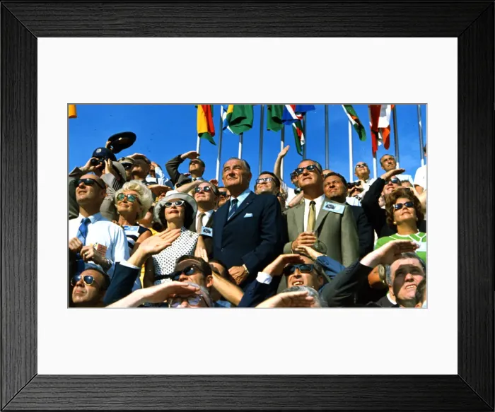 Framed Print : Spiro Agnew and Lyndon Johnson Watch the Apollo 11 Lift off, Florida, USA, 1969 Framed Print : Spiro Agnew and Lyndon Johnson Watch the Apollo 11 Lift off, Florida, USA, 1969