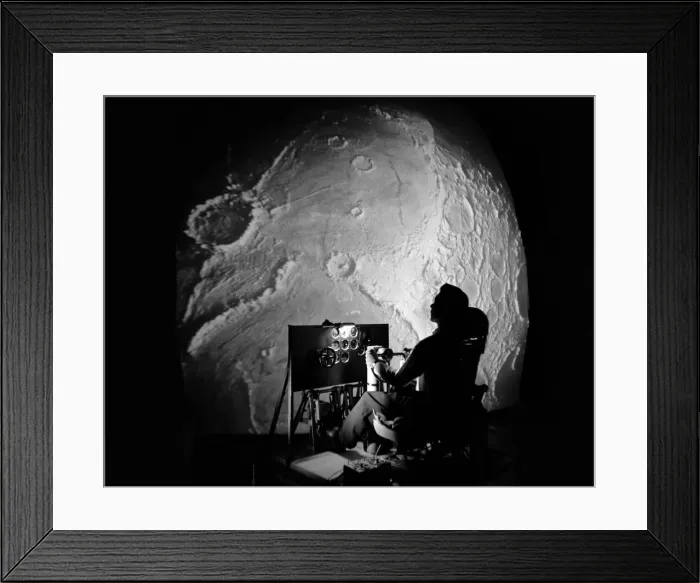 Framed Print : Apollo Project flight simulator, USA, 1960s. Creator: NASA Framed Print : Apollo Project flight simulator, USA, 1960s. Creator: NASA