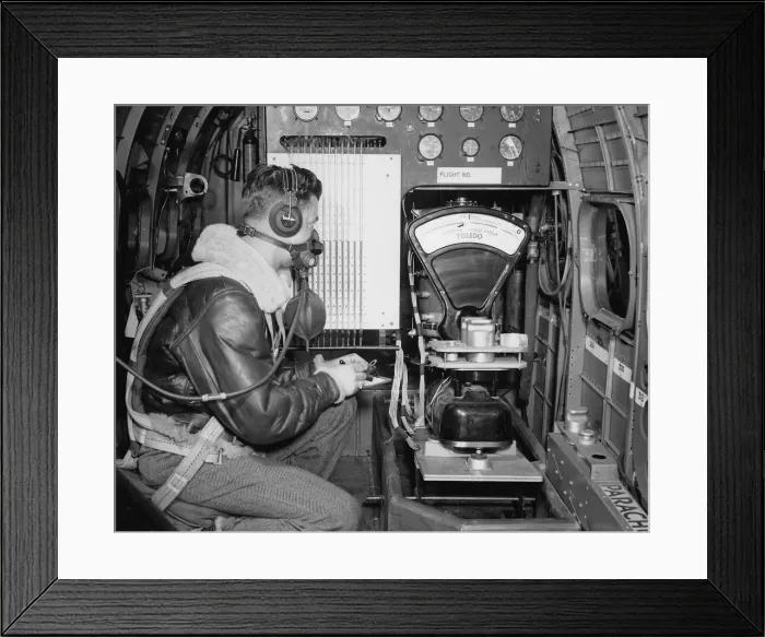 Framed Print : Instrumentation in B-29, 1944. Creator: NASA Framed Print : Instrumentation in B-29, 1944. Creator: NASA