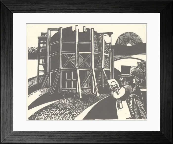 Framed Print : Brick Moon Space Station Concept, 1869. Creator: NASA Framed Print : Brick Moon Space Station Concept, 1869. Creator: NASA