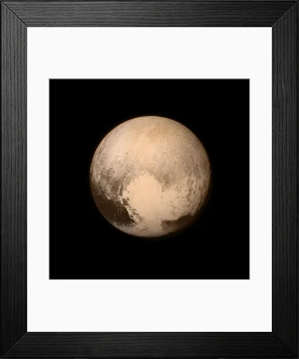 Framed Print : Pluto as seen from New Horizons spacecraft, 2015. Creator: NASA Framed Print : Pluto as seen from New Horizons spacecraft, 2015. Creator: NASA