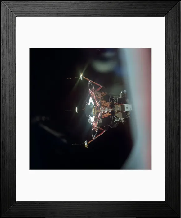 Framed Print : View of the Lunar Module from the Command Module, Apollo 11 mission, July 20, 1969 Framed Print : View of the Lunar Module from the Command Module, Apollo 11 mission, July 20, 1969