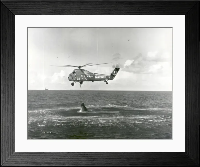 Framed Print : Failed attempt to recover Liberty Bell 7, Atlantic Ocean, 1961 Creator: NASA Framed Print : Failed attempt to recover Liberty Bell 7, Atlantic Ocean, 1961 Creator: NASA