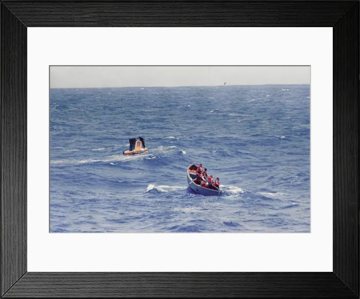 Framed Print : Cooper and Faith 7 recovery, 1963. Creator: NASA Framed Print : Cooper and Faith 7 recovery, 1963. Creator: NASA