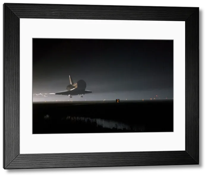 Framed Print : Endeavour touchdown - STS-123, Kennedy Space Center, USA, March 26, 2008 Creator: NASA Framed Print : Endeavour touchdown - STS-123, Kennedy Space Center, USA, March 26, 2008 Creator: NASA