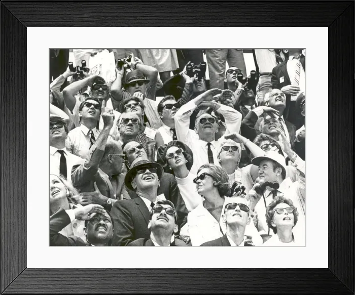 Framed Print : King Baudouin and Queen Fabiola of Belgium watch Apollo 10 lift off... Florida, USA, 1969. Creator: NASA Framed Print : King Baudouin and Queen Fabiola of Belgium watch Apollo 10 lift off... Florida, USA, 1969. Creator: NASA