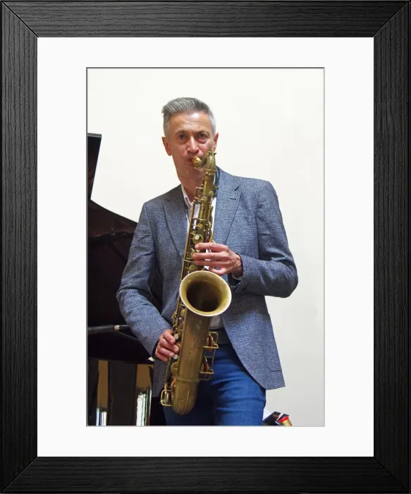 Framed Print : Dave O Higgins, Darius Brubeck Quartet, NJA Fundraiser, Loughton Methodist Church Framed Print : Dave O Higgins, Darius Brubeck Quartet, NJA Fundraiser, Loughton Methodist Church