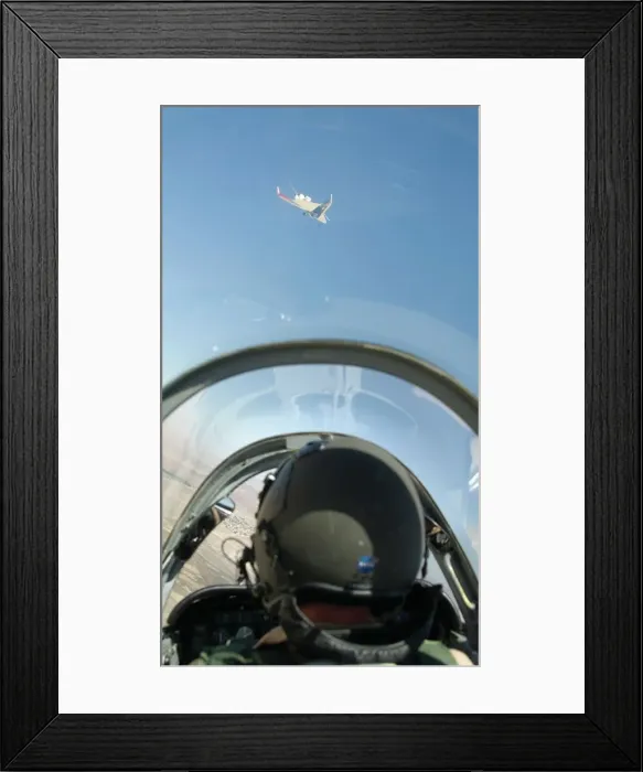 Framed Print : Chase plane and remote-piloted test vehicle X-48, USA, 2008. Creator: Lori Losey Framed Print : Chase plane and remote-piloted test vehicle X-48, USA, 2008. Creator: Lori Losey
