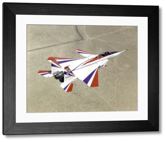 Framed Print : F-15B ACTIVE with Thrust Vectoring Nozzles, 1997. Creator: Carla Thomas Framed Print : F-15B ACTIVE with Thrust Vectoring Nozzles, 1997. Creator: Carla Thomas