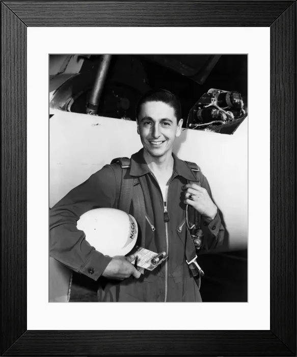 Framed Print : Scott Crossfield Mach 2 flight. Creator: Unknown Framed Print : Scott Crossfield Mach 2 flight. Creator: Unknown