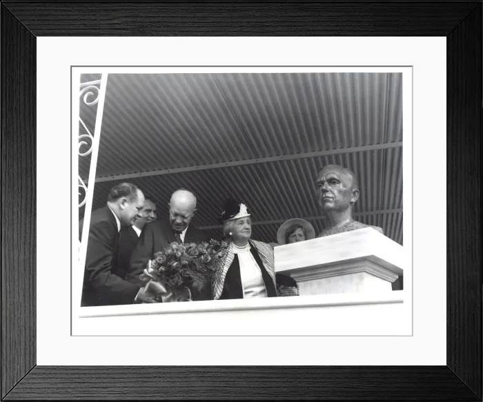 Framed Print : Marshall Space Flight Center dedication, USA, September 8, 1960. Creator: NASA Framed Print : Marshall Space Flight Center dedication, USA, September 8, 1960. Creator: NASA