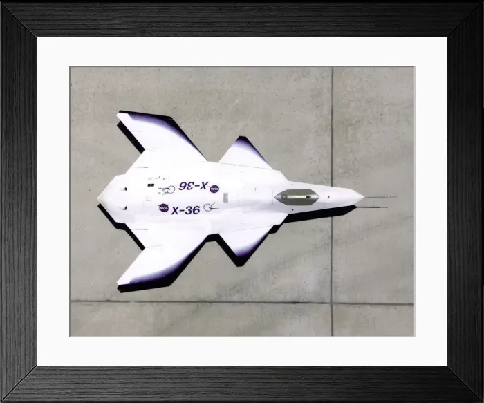 Framed Print : X-36 on ramp, USA, 1997. Creator: NASA Framed Print : X-36 on ramp, USA, 1997. Creator: NASA