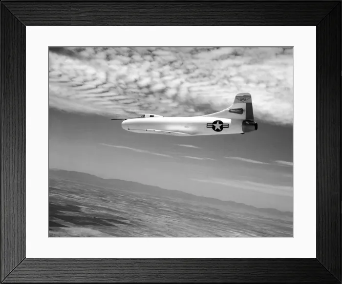 Framed Print : D-558-1 in flight, USA, May 1952. Creator: NACA Framed Print : D-558-1 in flight, USA, May 1952. Creator: NACA
