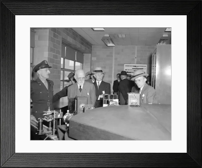 Framed Print : Dedication Day - visitors to the Aircraft Engine Research Laboratory Framed Print : Dedication Day - visitors to the Aircraft Engine Research Laboratory