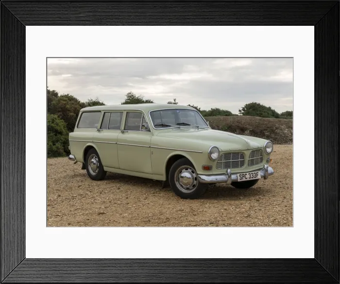 Framed Print : 1967 Volvo P121 Estate. Creator: Tim Woodcock Framed Print : 1967 Volvo P121 Estate. Creator: Tim Woodcock