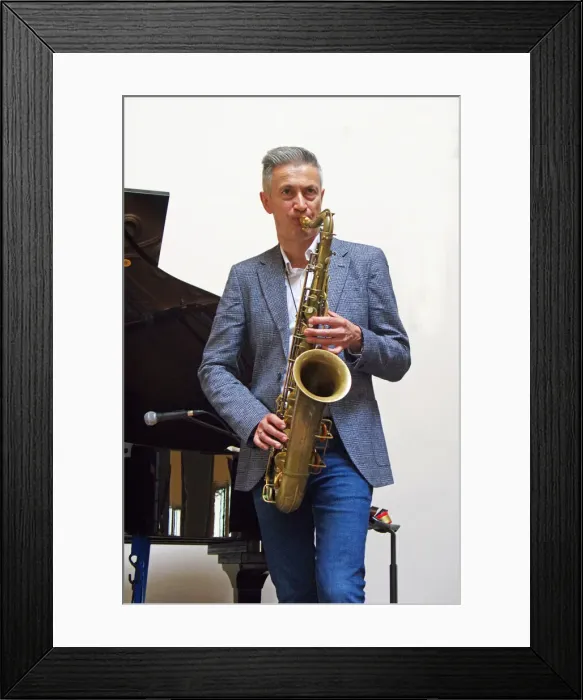 Framed Print : Dave O Higgins, Darius Brubeck Quartet, NJA Fundraiser, Loughton Methodist Church Framed Print : Dave O Higgins, Darius Brubeck Quartet, NJA Fundraiser, Loughton Methodist Church