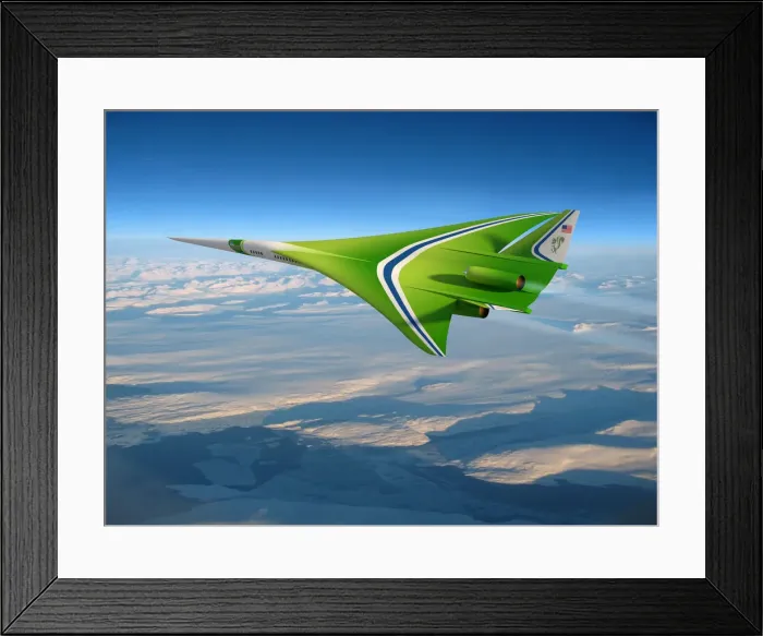 Framed Print : Updated Supersonic, USA, 2007. Creator: NASA Framed Print : Updated Supersonic, USA, 2007. Creator: NASA