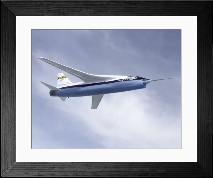Framed Print : NASA F-8A Crusader Supercritical Wing Aircraft, 1973. Creator: NASA Framed Print : NASA F-8A Crusader Supercritical Wing Aircraft, 1973. Creator: NASA