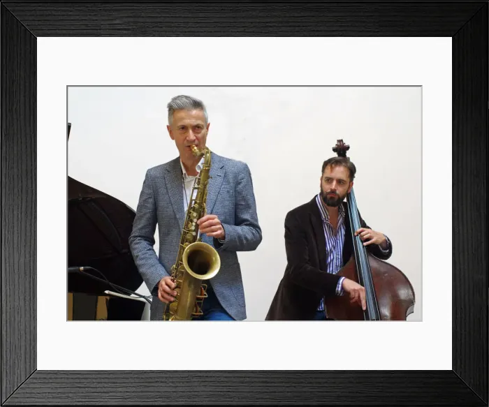 Framed Print : Darius Brubeck Quartet, NJA Fundraiser, Loughton Methodist Church, Essex, Sep 2021 Framed Print : Darius Brubeck Quartet, NJA Fundraiser, Loughton Methodist Church, Essex, Sep 2021