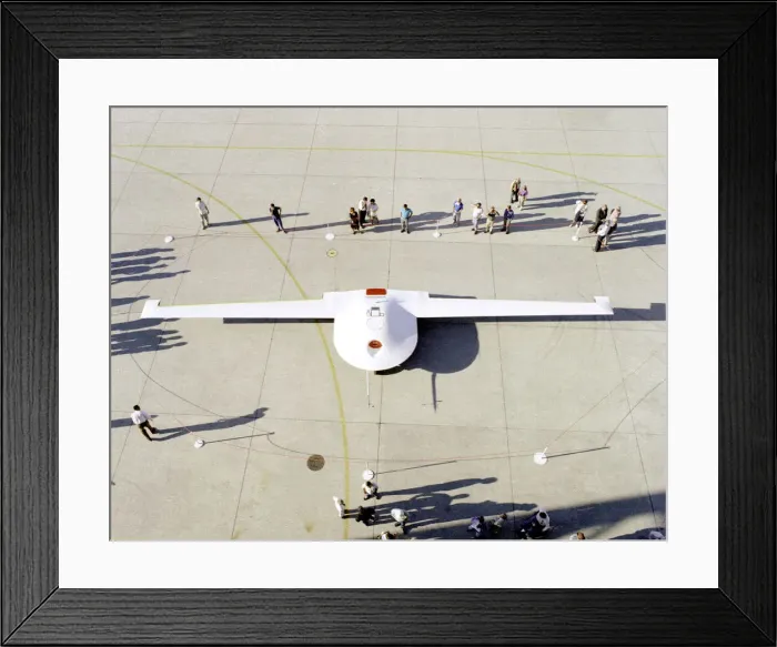 Framed Print : Tier 3 DarkStar on ramp, Dryden Flight Research Center, California, USA, September 14 Framed Print : Tier 3 DarkStar on ramp, Dryden Flight Research Center, California, USA, September 14