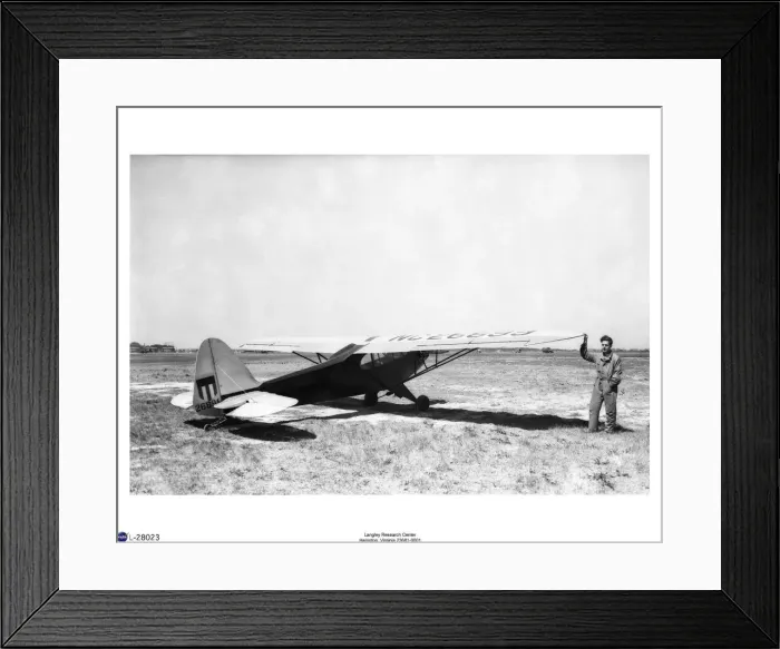 Framed Print : Piper J-3L50 Cub, USA, April 16, 1942. Creator: Unknown Framed Print : Piper J-3L50 Cub, USA, April 16, 1942. Creator: Unknown