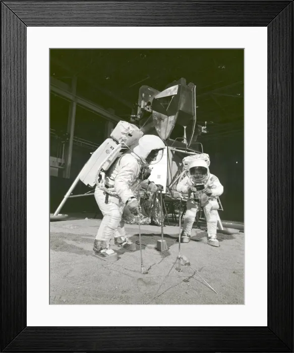 Framed Print : Apollo 11 Crew During Training Exercise, 1969. Creator: NASA Framed Print : Apollo 11 Crew During Training Exercise, 1969. Creator: NASA