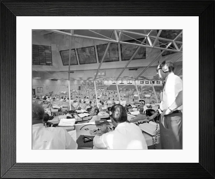 Framed Print : Apollo director Phillips monitors Apollo 11 pre-launch activities, Florida, USA, 1969 Framed Print : Apollo director Phillips monitors Apollo 11 pre-launch activities, Florida, USA, 1969