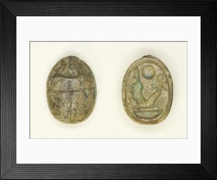Framed Print : Scarab: Nebmaatra (Amenhotep III), Egypt, New Kingdom, Dynasty 18 Framed Print : Scarab: Nebmaatra (Amenhotep III), Egypt, New Kingdom, Dynasty 18