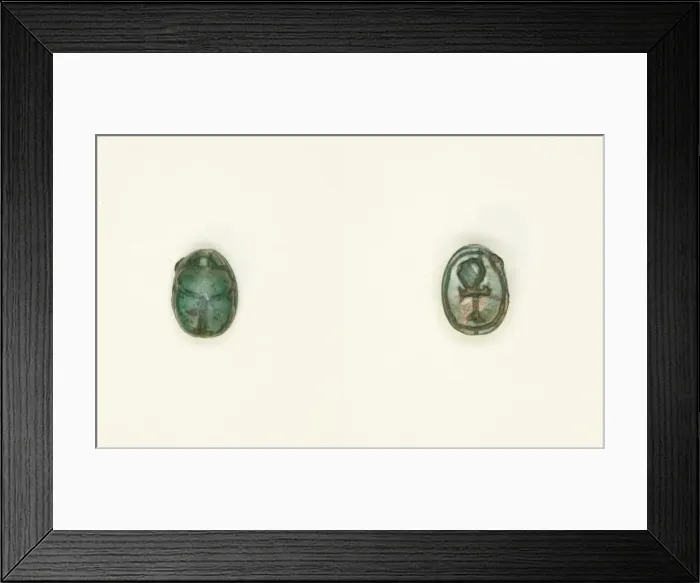Framed Print : Scarab: Hieroglyph (Ankh Sign), Egypt, New Kingdom, Dynasties 18-20 (about 1550-1069 BCE) Framed Print : Scarab: Hieroglyph (Ankh Sign), Egypt, New Kingdom, Dynasties 18-20 (about 1550-1069 BCE)