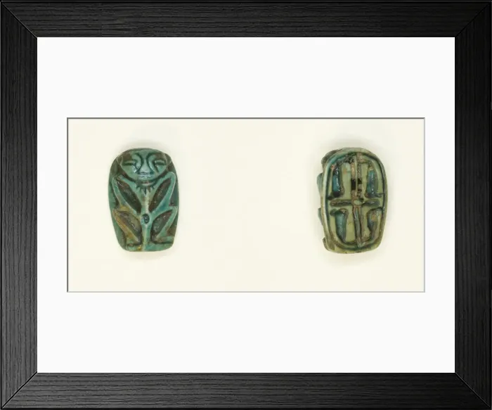 Framed Print : Scaraboid: Dwarf Figure, Egypt, New Kingdom, Dynasties 19-20 (about 1295-1069 BCE) Framed Print : Scaraboid: Dwarf Figure, Egypt, New Kingdom, Dynasties 19-20 (about 1295-1069 BCE)