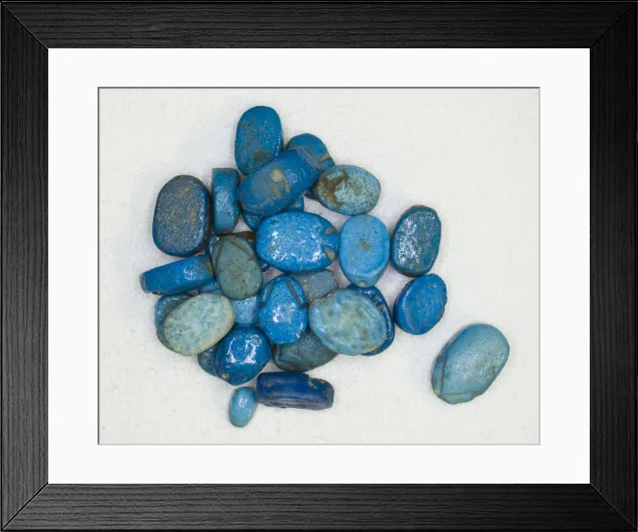 Framed Print : Scarabs with Plain Base, Egypt, First Intermediate Period Framed Print : Scarabs with Plain Base, Egypt, First Intermediate Period