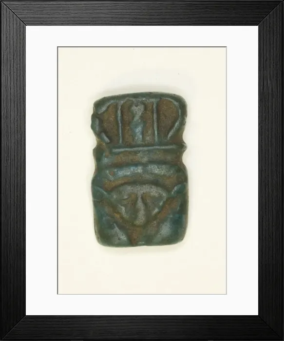 Framed Print : Amulet of the Head of the Goddess Hathor, Egypt, Roman Period (30 BC-395 AD) Framed Print : Amulet of the Head of the Goddess Hathor, Egypt, Roman Period (30 BC-395 AD)