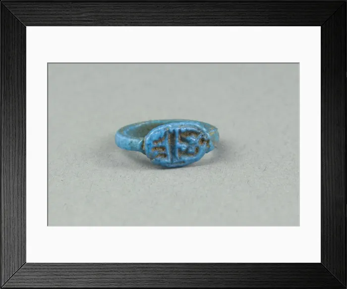 Framed Print : Ring: Ramesses-mry-Amun?, Egypt, New Kingdom, Dynasty 20, reign of Ramesses V Framed Print : Ring: Ramesses-mry-Amun?, Egypt, New Kingdom, Dynasty 20, reign of Ramesses V
