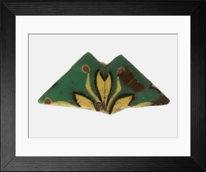 Framed Print : Fragment of a Floral Inlay, Egypt, Ptolemaic Period-Roman Period Framed Print : Fragment of a Floral Inlay, Egypt, Ptolemaic Period-Roman Period