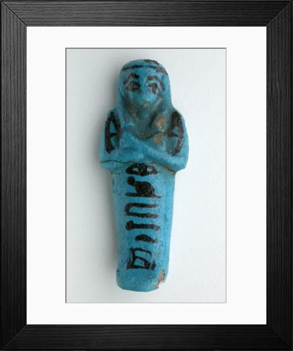 Framed Print : Shabti of Tchenetipet, Egypt, Third Intermediate Period, Dynasty 21 (1069 BCE-945 BCE) Framed Print : Shabti of Tchenetipet, Egypt, Third Intermediate Period, Dynasty 21 (1069 BCE-945 BCE)