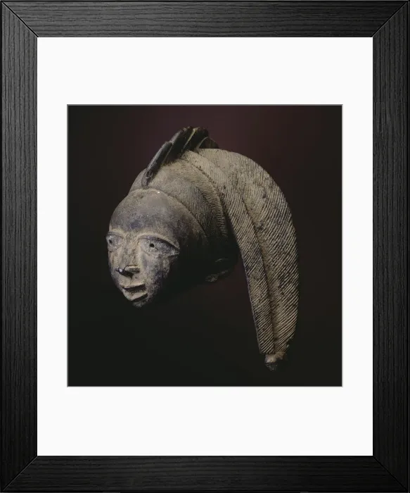 Framed Print : Headdress (Ago Egungun), Nigeria, Mid-late 19th century. Creator: Unknown Framed Print : Headdress (Ago Egungun), Nigeria, Mid-late 19th century. Creator: Unknown