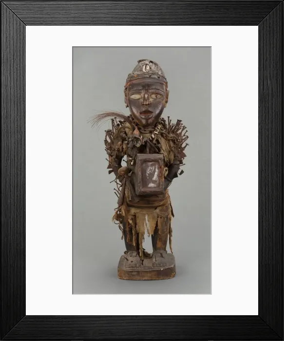 Framed Print : Male Figure (Nkisi Nkondi), Republic of the Congo, Early-mid 19th century Framed Print : Male Figure (Nkisi Nkondi), Republic of the Congo, Early-mid 19th century