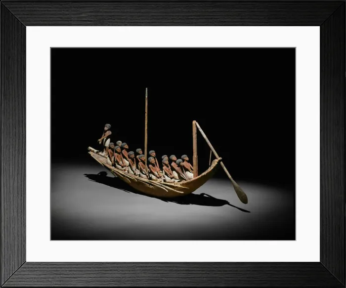 Framed Print : Model of a River Boat, Egypt, Middle Kingdom, Dynasty 11-12 (about 2046-1794 BCE) Framed Print : Model of a River Boat, Egypt, Middle Kingdom, Dynasty 11-12 (about 2046-1794 BCE)