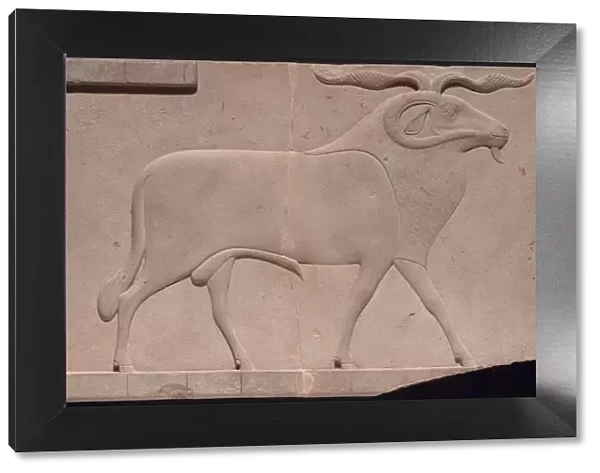 Plaque Depicting a Ram, Egypt, Ptolemaic Period (332-30 BCE). Creator: Unknown