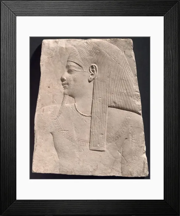 Framed Print : Relief Plaque Depicting a God, Egypt, Ptolemaic Period (305-30 BCE). Creator: Unknown Framed Print : Relief Plaque Depicting a God, Egypt, Ptolemaic Period (305-30 BCE). Creator: Unknown