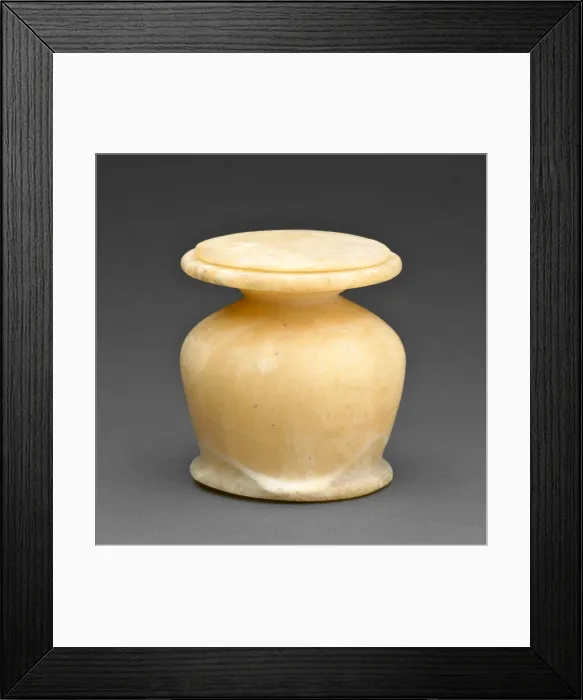 Framed Print : Kohl Jar with Lid, Egypt, Middle Kingdom, Dynasty 12 (about 1985-1773 BCE) Framed Print : Kohl Jar with Lid, Egypt, Middle Kingdom, Dynasty 12 (about 1985-1773 BCE)