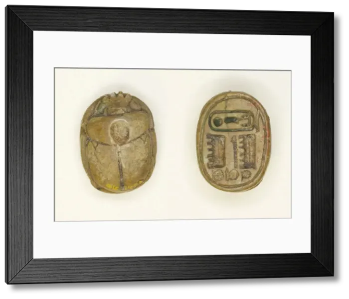 Framed Print : Scarab: Maatkara (Hatshepsut), Egypt, New Kingdom, Dynasty 18 Framed Print : Scarab: Maatkara (Hatshepsut), Egypt, New Kingdom, Dynasty 18