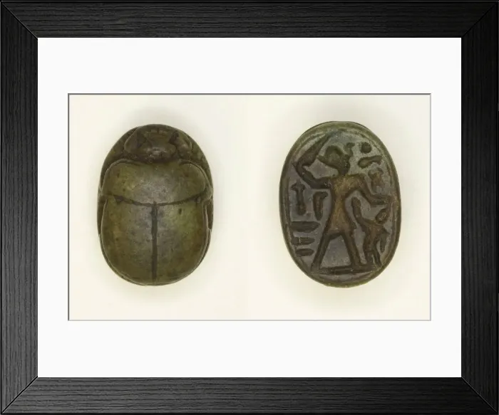 Framed Print : Scarab: Menkheperra (Thutmose III), Egypt, New Kingdom, Dynasty 18, Reign of Thutmose III Framed Print : Scarab: Menkheperra (Thutmose III), Egypt, New Kingdom, Dynasty 18, Reign of Thutmose III