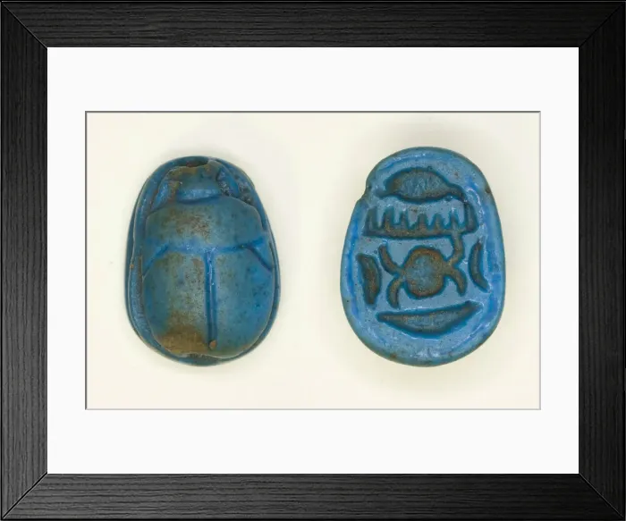 Framed Print : Scarab: Menkheperra (Thutmose III), Egypt, Late Period, Dynasties 26-30 Framed Print : Scarab: Menkheperra (Thutmose III), Egypt, Late Period, Dynasties 26-30