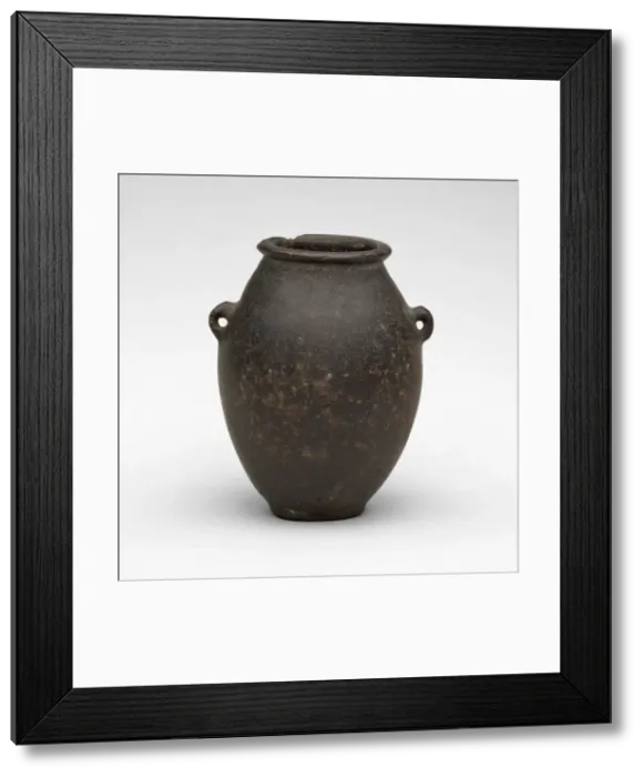 Framed Print : Vessel with Lug Handles, Egypt, Predynastic Period-Old Kingdom (about 4000-2250 BCE) Framed Print : Vessel with Lug Handles, Egypt, Predynastic Period-Old Kingdom (about 4000-2250 BCE)