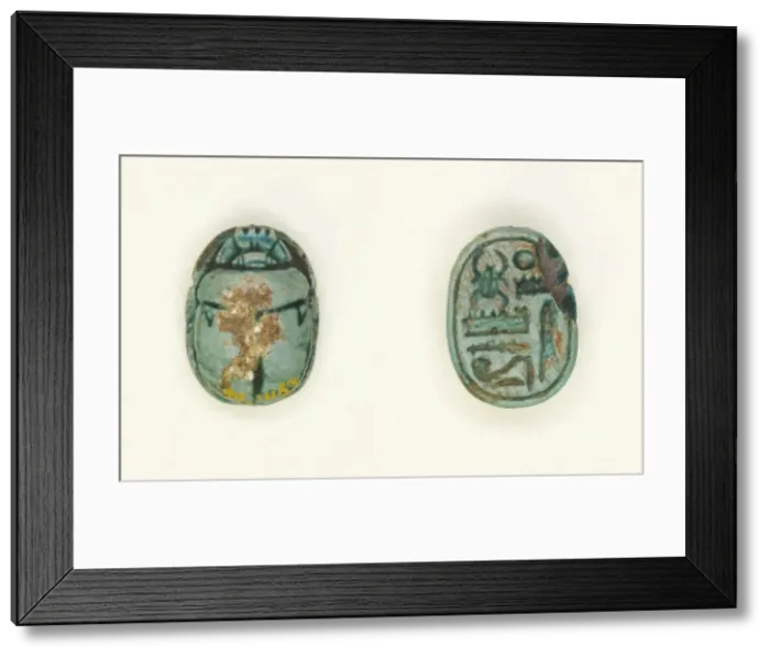 Framed Print : Scarab: Menkheperra (Thutmose III), Egypt, New Kingdom, Dynasty 18, Reign of Thutmose III Framed Print : Scarab: Menkheperra (Thutmose III), Egypt, New Kingdom, Dynasty 18, Reign of Thutmose III