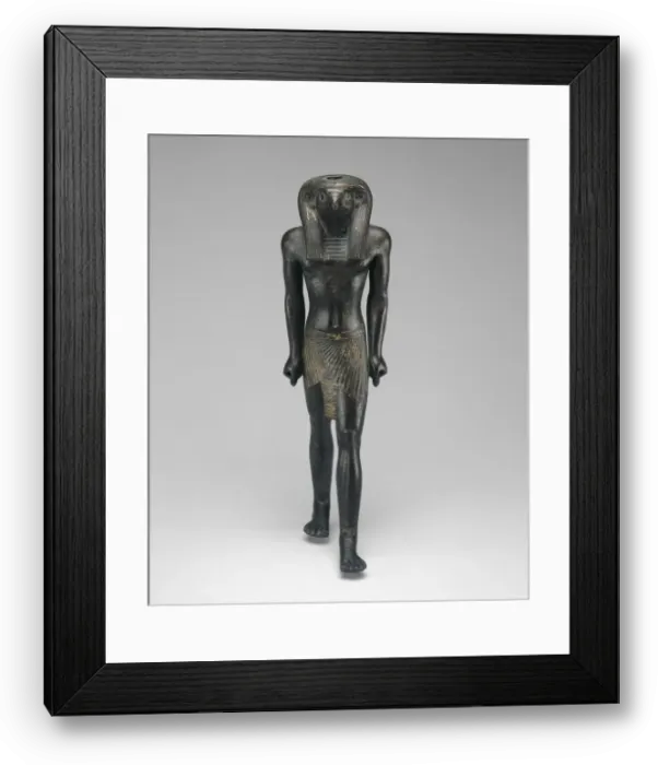 Framed Print : Statuette of Re-Horakhty, Egypt, Third Intermediate Period-Late Period Framed Print : Statuette of Re-Horakhty, Egypt, Third Intermediate Period-Late Period
